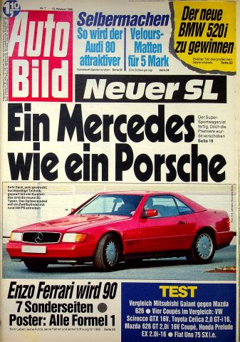 Deckblatt Auto Bild (07/1988)